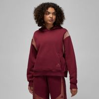 Jordan 23 Engineered Wmns Pullover Cherrywood Red - Dámske - Mikina Jordan - Červené - DV1252-645 - Veľkosť: M
