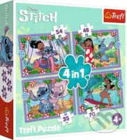 Lilo&Stitch: Bláznivý deň 4v1 - puzzle z kategorie 15 - 60 dílků