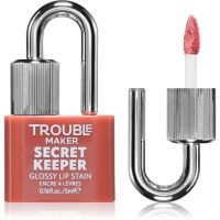 Trouble Maker Secret Keeper Lip Gloss Stain фарба для губ для стійкого ефекту відтінок Undercover Pink Nude 5 мл