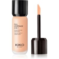 KIKO Milano Full Coverage 2-In-1 podkład i korektor 2 w 1 odcień 25 Neutral 25 ml