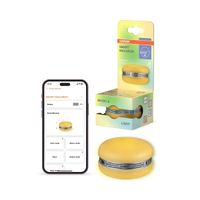 Makronka Bluetooth reproduktor Žlutý s RGB osvětlením