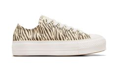 Converse Chuck Taylor All Star Lift Animal Print - Dámske - Tenisky Converse - Hnedé - A10959C - Veľkosť: 40