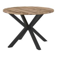 Ambia Garden ZÁHRADNÝ STÔL, drevo, kov, 120/120/76 cm