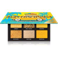 Rude Cosmetics EDM Collection paleta cieni do powiek odcień Electro House 6 g