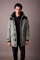 DEFACTO Fit Water Repellent Hooded Taffeta Coat Parka