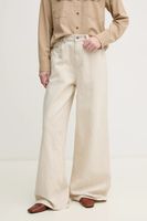 Pepe Jeans Džínsy s prímesou ľanu Pepe Jeans WIDE LEG JEANS UHW JAIMY