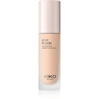 KIKO Milano Love Fusion 24H Moisture Radiant Foundation długotrwały podkład w kremie o działaniu nawilżającym odcień 2.5 Warm Gold 30 ml