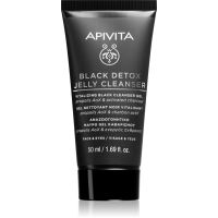 Apivita Cleansing Black Detox Jelly Cleanser Reinigungsgel mit Aktivkohle 50 ml