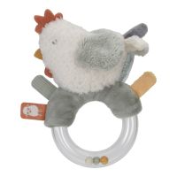 Little Dutch Little Farm Ring Rattle Chicken брязкальце 1 кс