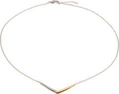 Boccia Titanium Titanový bicolor náhrdelník s ozdobou 08046-02