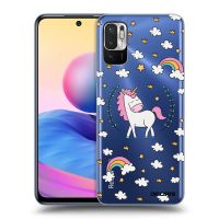 Silikónový prehľadný obal pre Xiaomi Redmi Note 10 5G - Unicorn hviezdne nebo