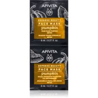 Apivita Express Beauty Detox Face Mask Pumpkin детоксикаційна маска 2 x 8 мл