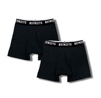 The Streets Boxers 2 Pack - Pánske - Spodné  The Streets - Čierne - STRTSBXR - Veľkosť: 2XL