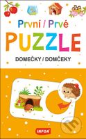 První/Prvé PUZZLE (domečky/domčeky) - puzzle z kategorie Dětské puzzle