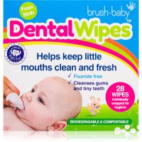 Brush Baby DentalWipes chusteczki do zębów dla dzieci 6 szt.