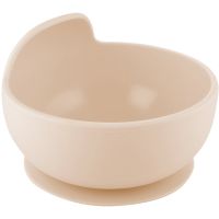 Canpol babies Suction bowl skledica s priseskom Beige 330 ml