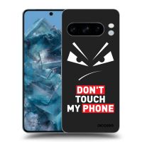 Silikónový čierny obal pre Google Pixel 10 - Evil Eye - Transparent