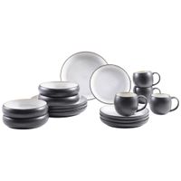 Novel KOMBINOVANÝ SERVIS 16-dielne, kamenina keramika