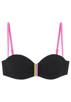 BUFFALO Bikini gornji dio  svijetlozelena / roza / crna