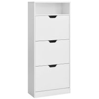 MID.YOU VÝKLOPNÁ SKRINKA NA TOPÁNKY, biela, 60/139/24 cm