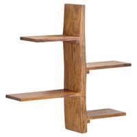 MID.YOU NÁSTENNÝ REGÁL, farba indického palisandra