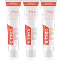 Elmex Caries Protection pasty do zębów chroniąca przed próchnicą z fluorem 3x75 ml