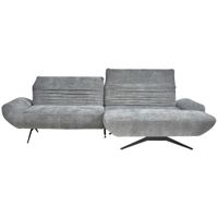 Dieter Knoll ROHOVÁ SEDACIA SÚPRAVA, textil, sivá