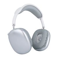 Bezdrátová sluchátka přes hlavu TWS P9 Plus - stříbrná