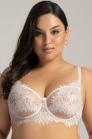 Polovyztužená podprsenka Ava Lingerie Creamy biscuit Béžovo-bílá 75E