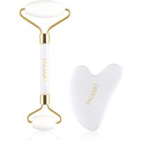 PALSAR7 Massage Roller and Guasha White Jade Massagerolle für das Gesicht und Massage Hilfsmittel