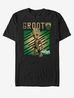 ZOOT.Fan Marvel Groot Strážci Galaxie vol. 2 Póló Fekete