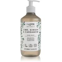 I Love Naturals Lime, Ginger & Cardamom flüssige Seife für die Hände 500 ml