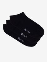 Ombre Clothing Socken 3 Paar Schwarz