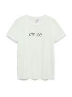 VERO MODA Majica 'VMIKAMI'  zlatna / crna / bijela