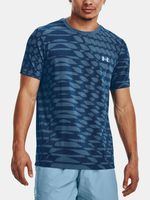 Under Armour UA Seamless Ripple SS Póló Kék