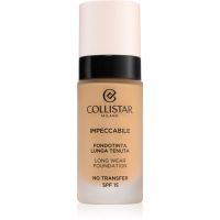 Collistar Impeccabile Long Wear Foundation tartós alapozó SPF 15 3G Golden Natural 30 ml