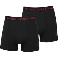 Umbro BOXER SHORT 2 PACK Мъжки боксерки, черно, размер