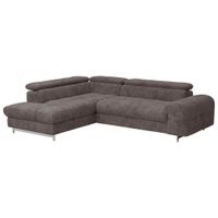 Livetastic ROHOVÁ SEDAČKA, textil, tmavě hnědá