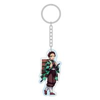 Sakami Merchandise Demon Slayer: Kimetsu no Yaiba Acrylic Keychain Tanjiro Holographic Kľúčenka
