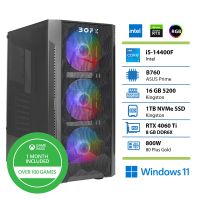 LEONIS 4 I5-14400 W11H BOFX 16GB/1TB/RTX4060TI