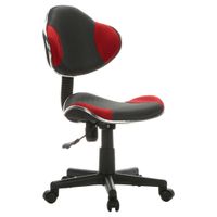 MID.YOU OTOČNÁ ŽIDLE PRO MLÁDEŽ, červená, šedá