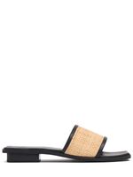 10mm Ona Leather & Raffia Slides