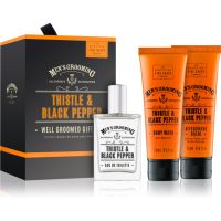 Scottish Fine Soaps Men’s Grooming Thistle & Black Pepper Geschenkset für Herren