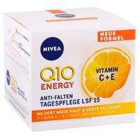 Nivea Q10 Energy denní krém proti vráskám SPF 15, 50 ml