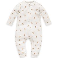 Pinokio Kids's Lovely Day Beige Zipped Overall Feet