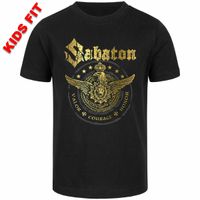 T-Shirt Kinder Sabaton - (Wings of Glory) - black - METAL-KIDS 116/122