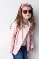 DEFACTO Baby Girl Water Repellent Faux Leather Coat