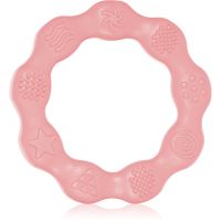 BabyOno Be Active Silicone Teether Ring μασητικό Pink 1 τμχ