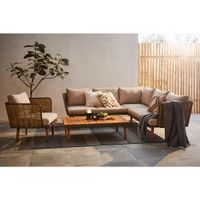 Ambia Garden TERASOVÁ SEDACIA SÚPRAVA drevo, kov, plast