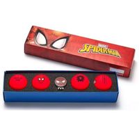 VOLVIK GB VV MARVEL SPIDERMAN SET 4 BALLS + 1 BALLMARKER Топчета за голф, червено, размер